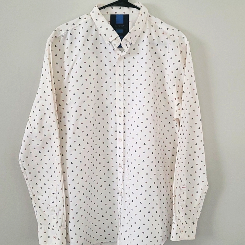 Zara Mens, XL, Red, white, and blue